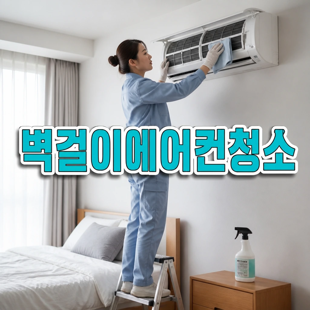 광주광역시 청소상담신청 - 벽걸이에어컨청소 관련 상담 안내 이미지