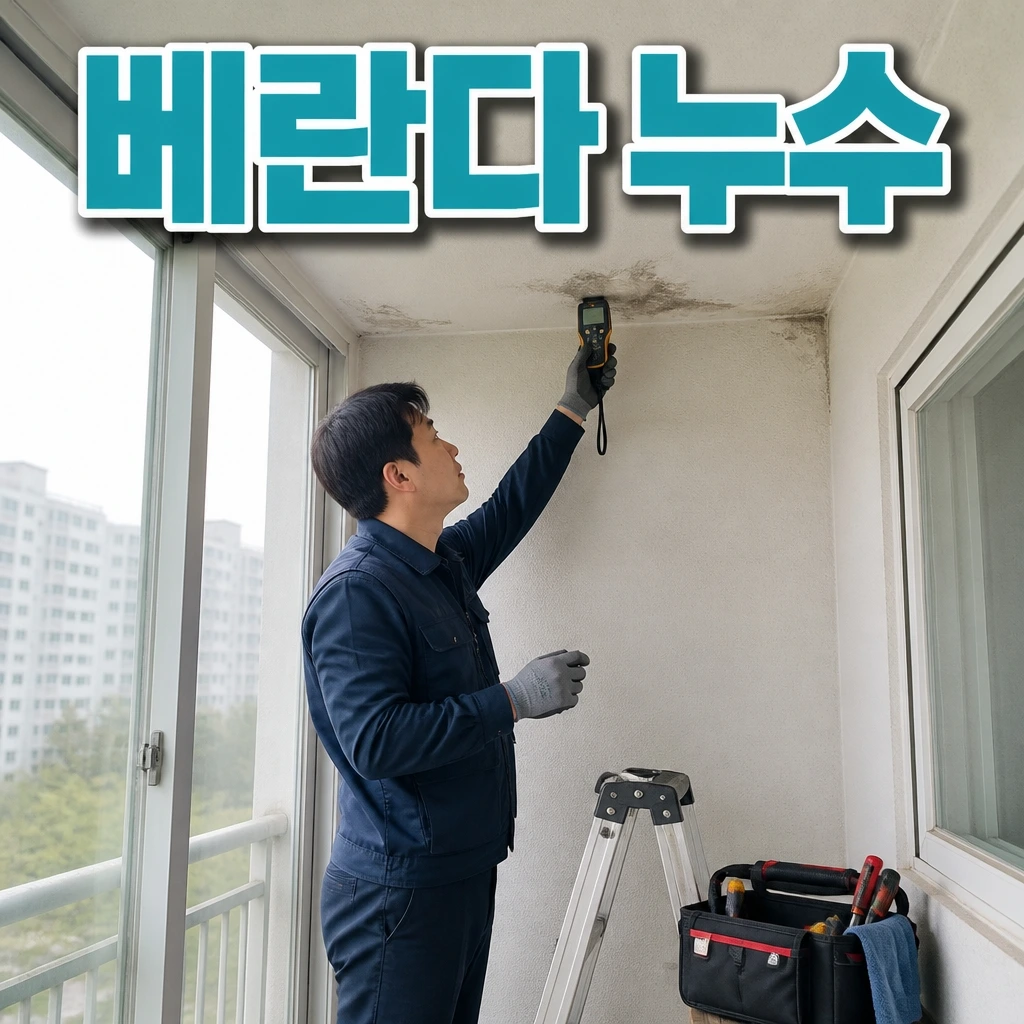 대전광역시 화장실수리비용비교 - 베란다누수 관련 상담 안내 이미지